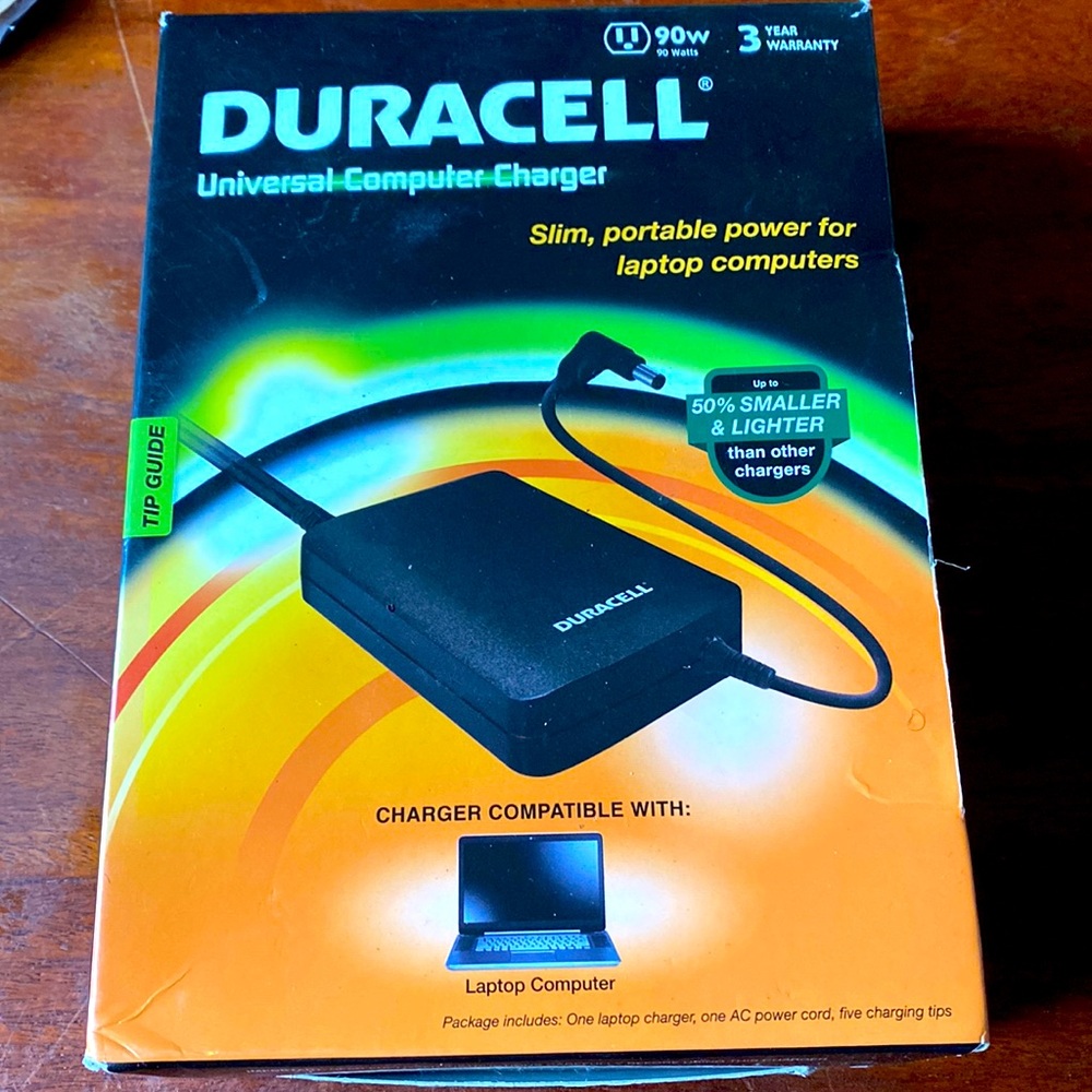New Duracell Universal Computer Charger